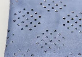 布料激光打透氣孔